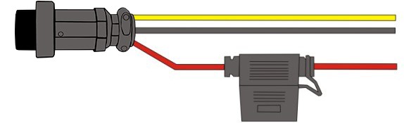 long8车载录像机电源接线方法(图1)